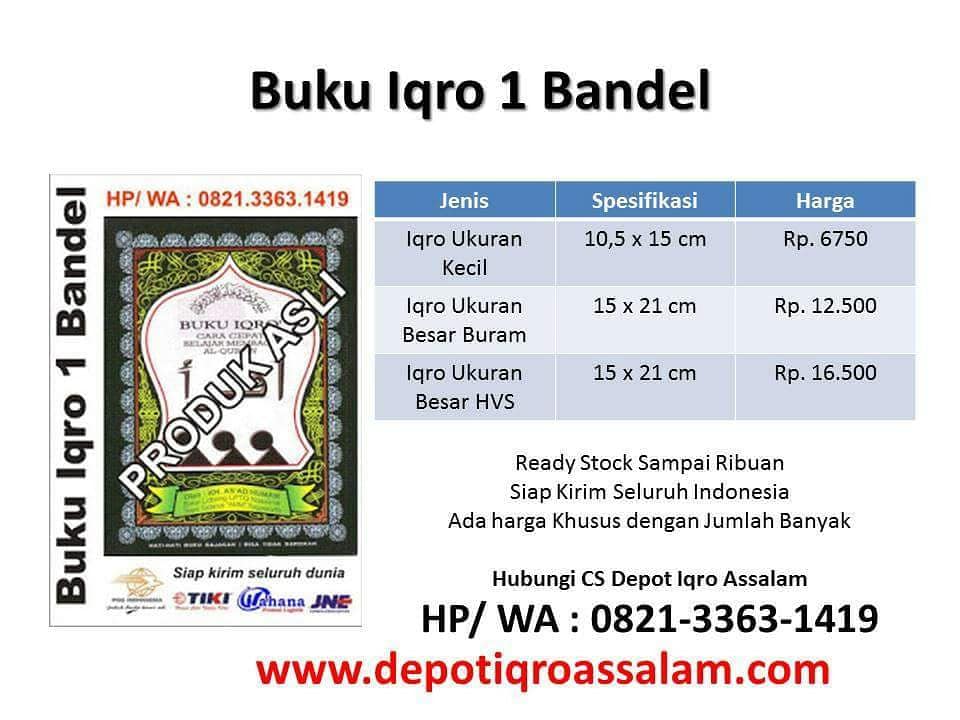 Detail Harga Buku Iqro Nomer 28