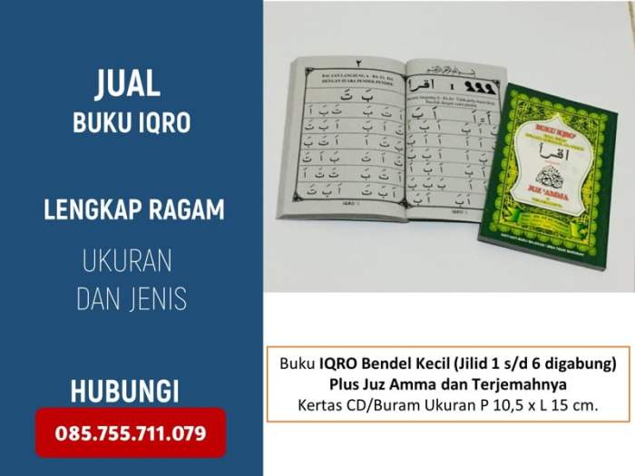 Detail Harga Buku Iqro Nomer 34