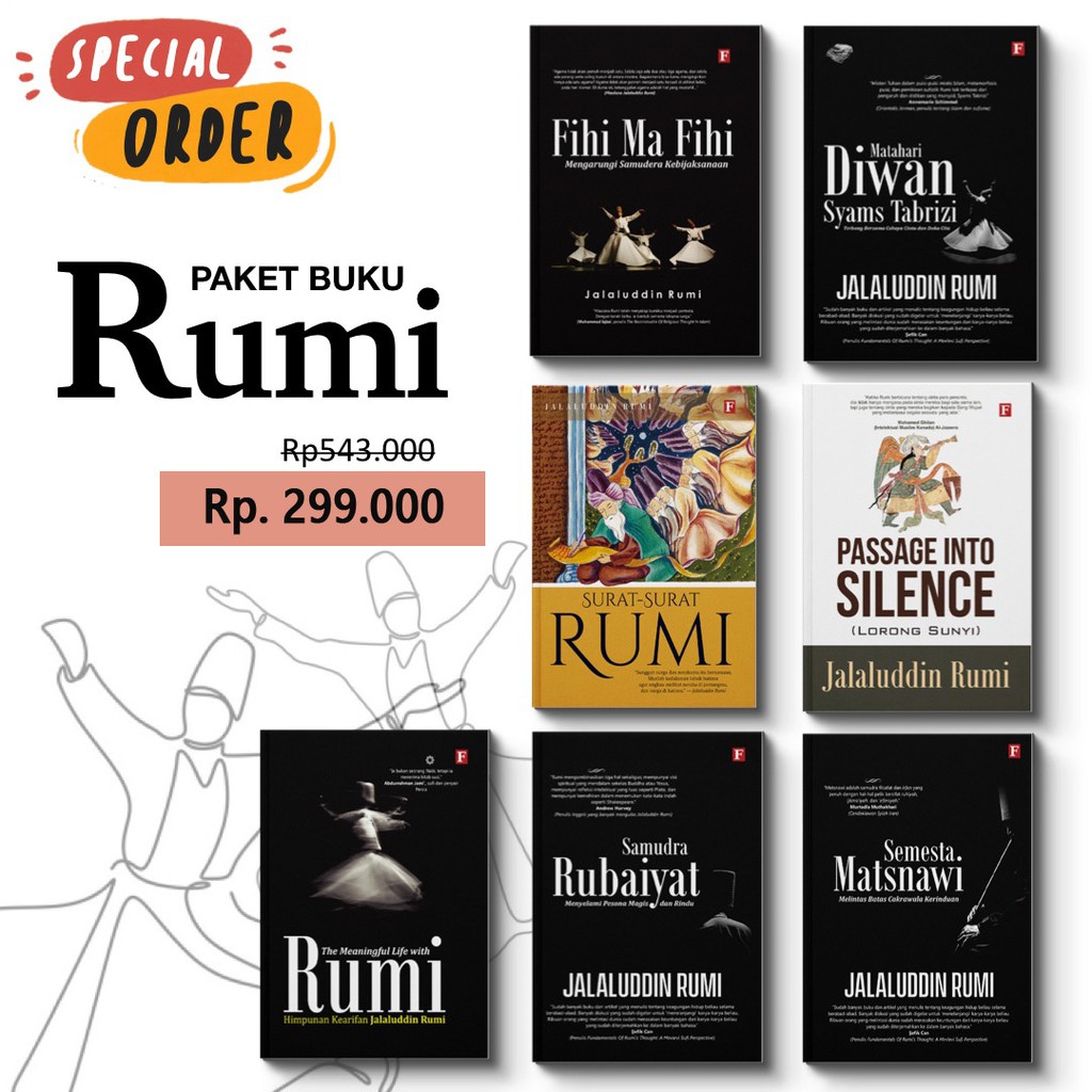 Detail Harga Buku Jalaludin Rumi Nomer 6