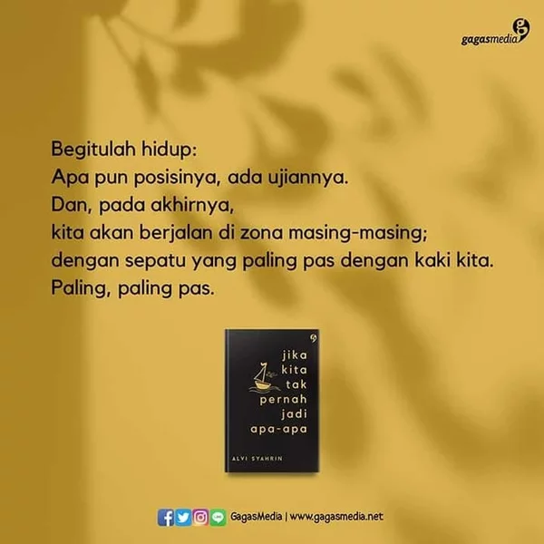 Detail Harga Buku Jika Kita Tak Pernah Jadi Apa Apa Nomer 9