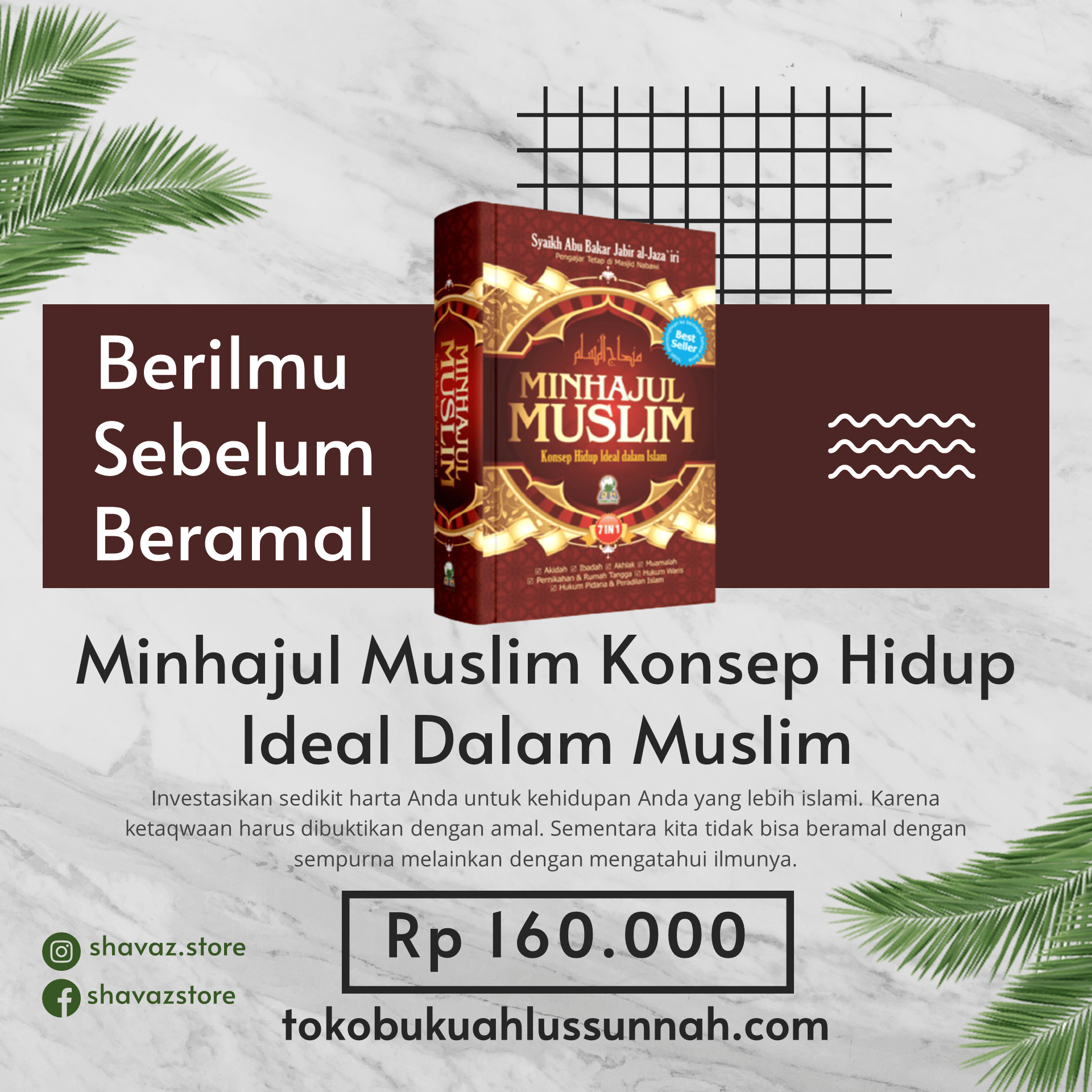 Detail Harga Buku Minhajul Muslim Nomer 33