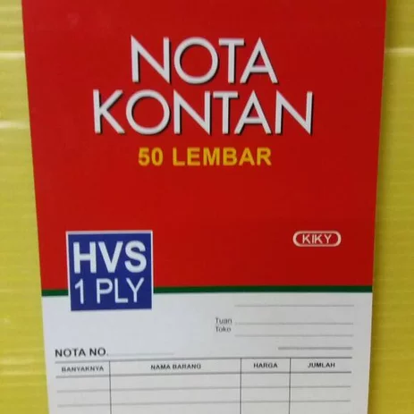 Detail Harga Buku Nota Kecil Nomer 13