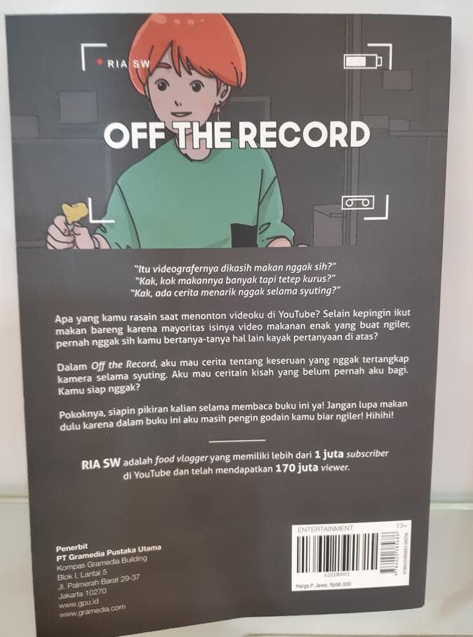 Detail Harga Buku Off The Record Di Gramedia Nomer 3