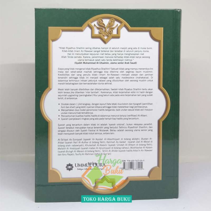 Detail Harga Buku Riyadhus Shalihin Nomer 43