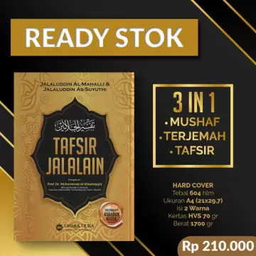 Detail Harga Buku Tafsir Jalalain Nomer 44