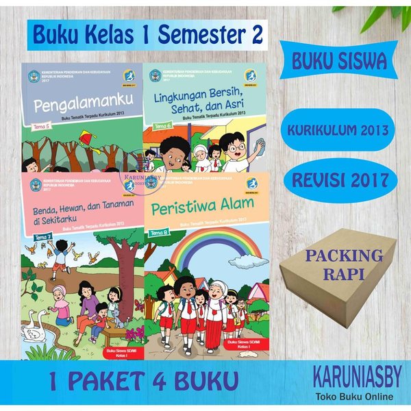 Detail Harga Buku Tematik Kelas 1 Semester 2 Nomer 26