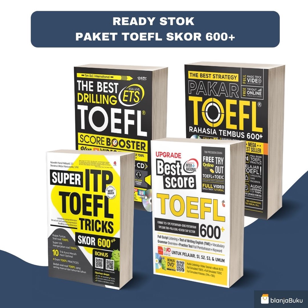 Harga Buku Toefl - KibrisPDR