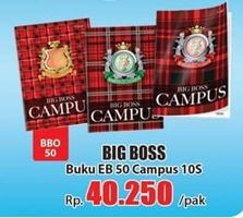 Detail Harga Buku Tulis Big Boss Nomer 46