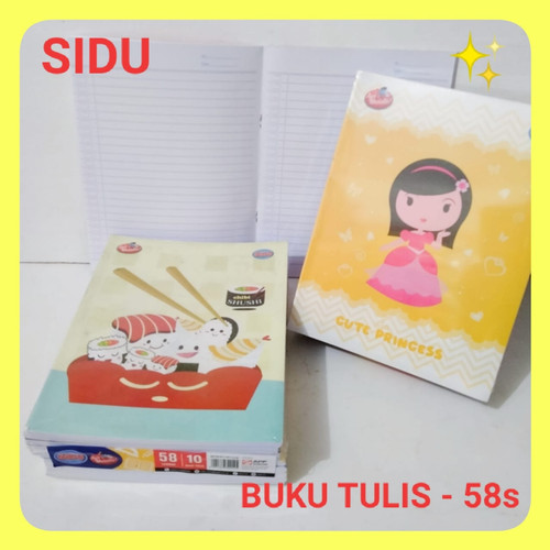 Detail Harga Buku Tulis Sidu 58 Nomer 50