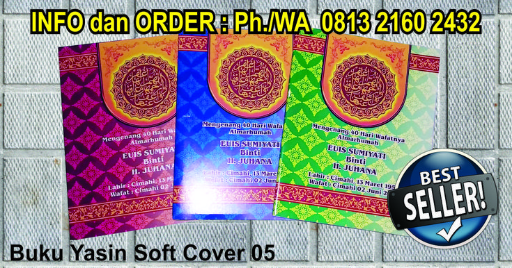 Detail Harga Buku Yasin 40 Hari Nomer 43