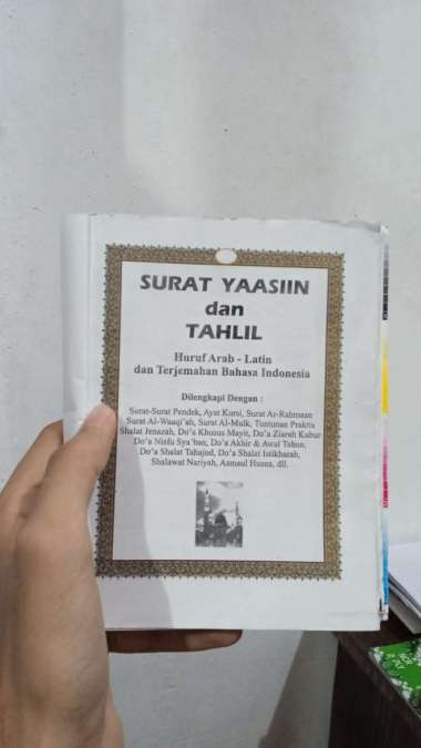 Detail Harga Buku Yasin Tanpa Cover Nomer 22