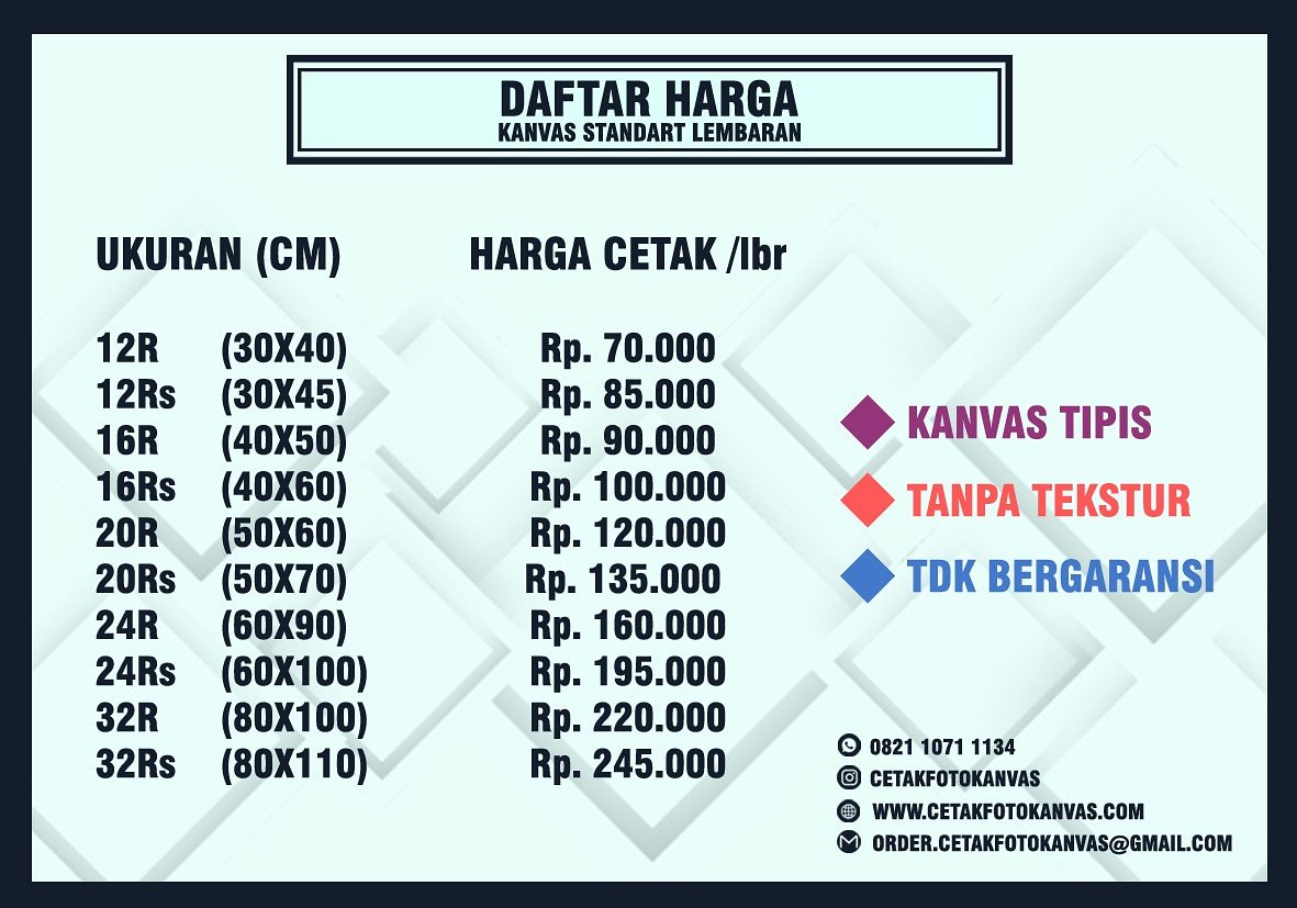 Harga Cetak Foto 40x50 - KibrisPDR