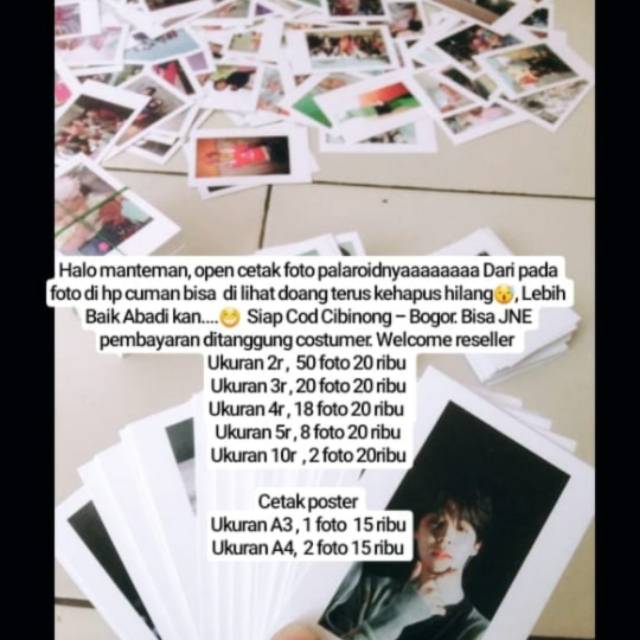 Detail Harga Cetak Foto Polaroid Nomer 6