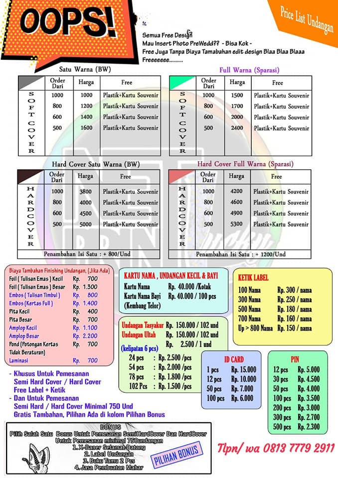 Detail Harga Cetak Undangan Nomer 9