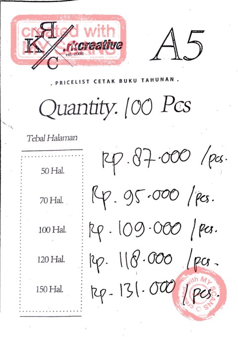 Detail Harga Foto Buku Tahunan Sekolah Nomer 18