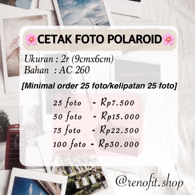 Harga Foto Polaroid - KibrisPDR