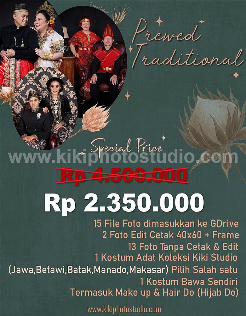 Detail Harga Foto Prewedding Di Studio Nomer 20