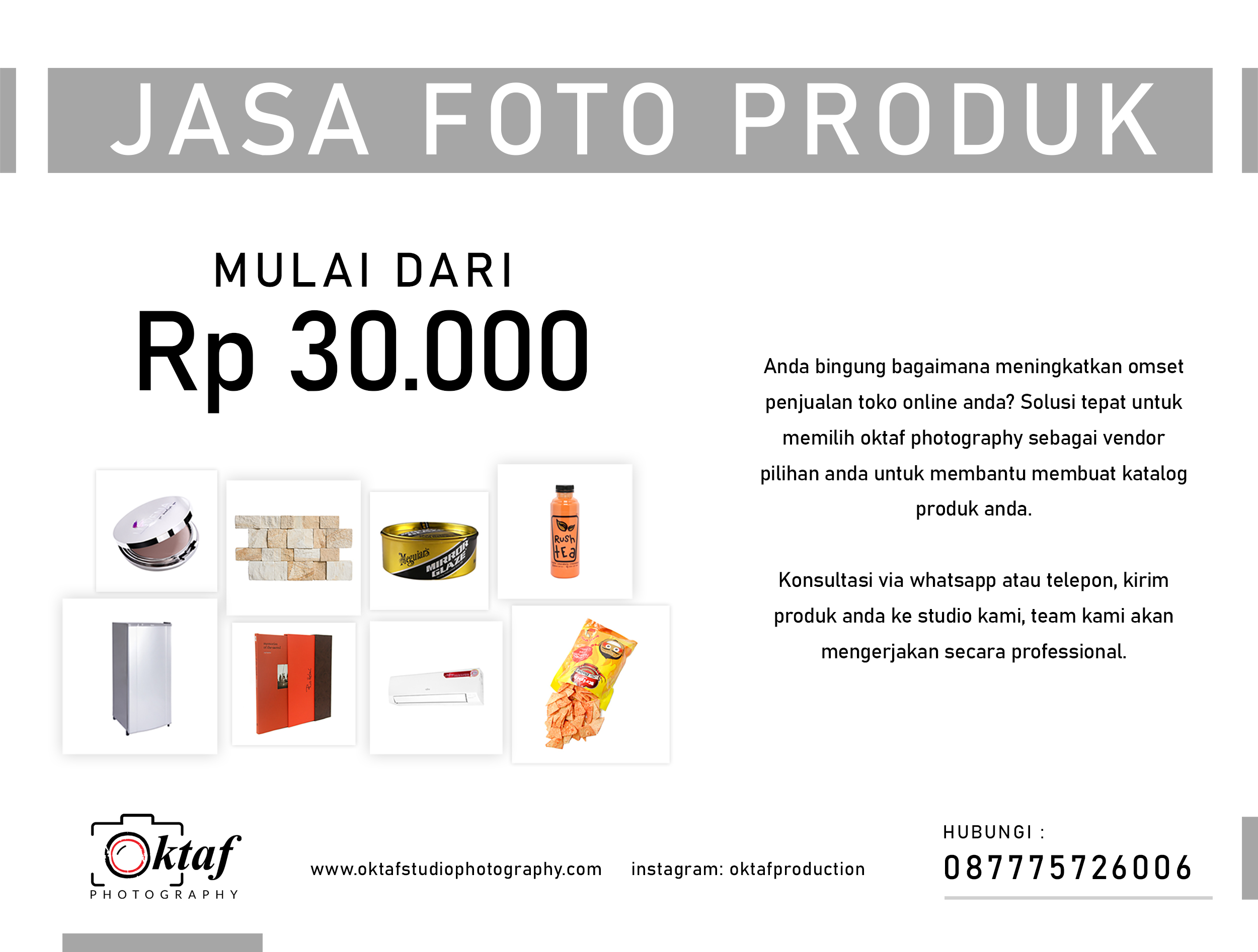 Harga Jasa Foto Produk - KibrisPDR