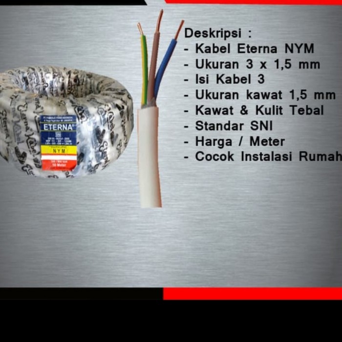 Detail Harga Kabel Listrik Untuk Instalasi Rumah Per Meter Nomer 41