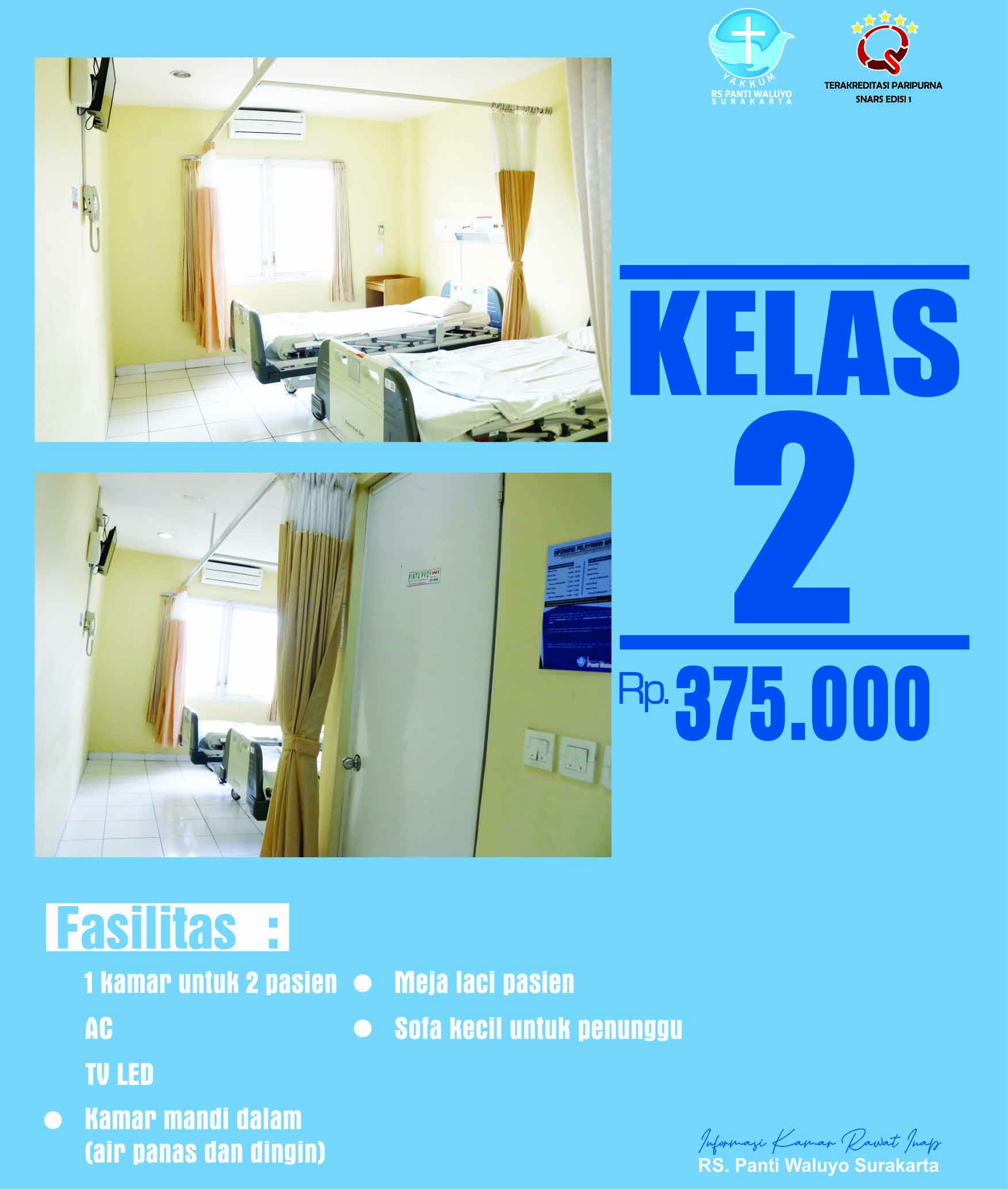 Detail Harga Kamar Rumah Sakit Nomer 39