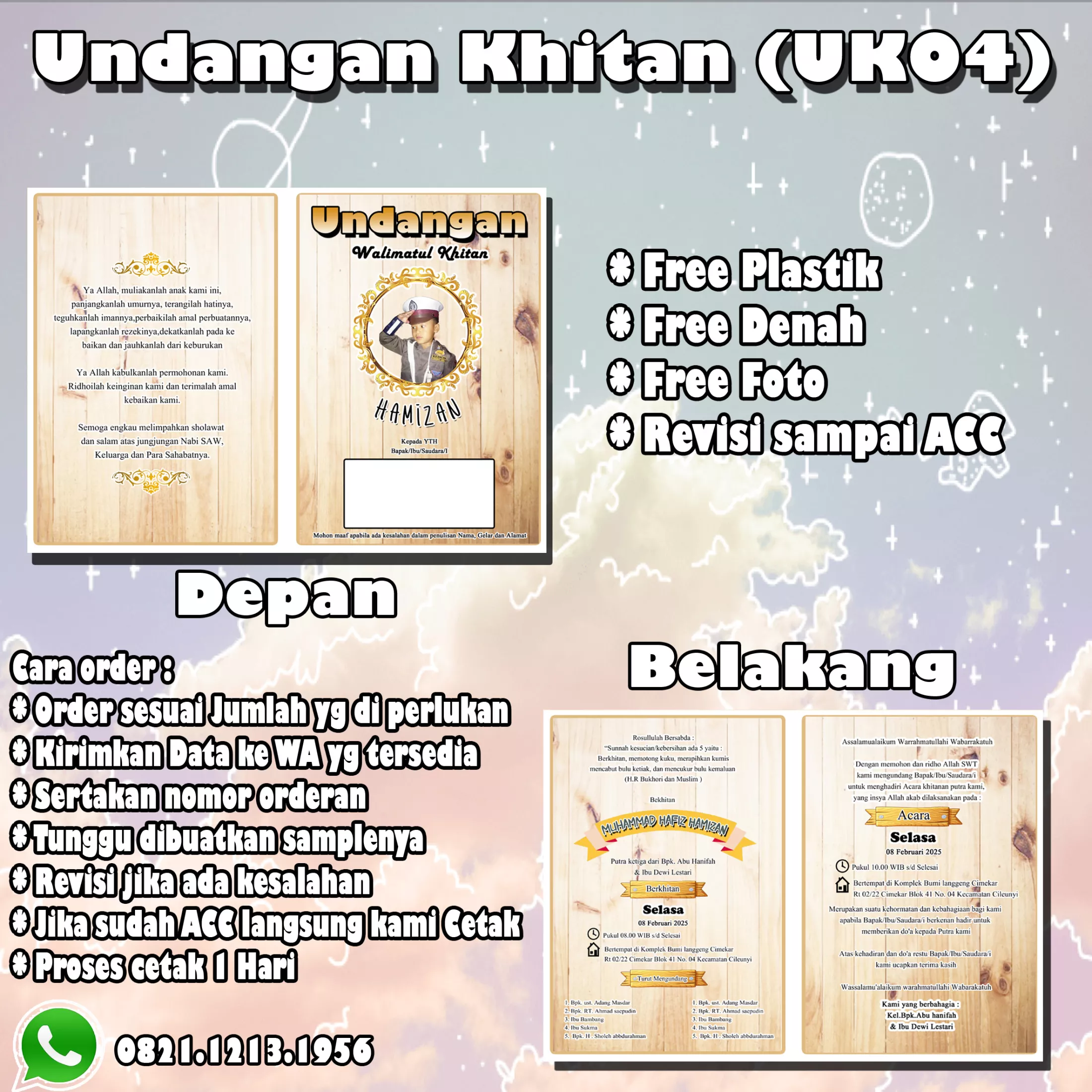 Detail Harga Kartu Undangan Khitanan Nomer 36