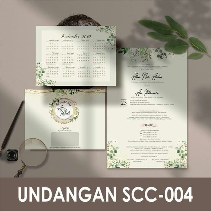 Detail Harga Kartu Undangan Nikah Nomer 17