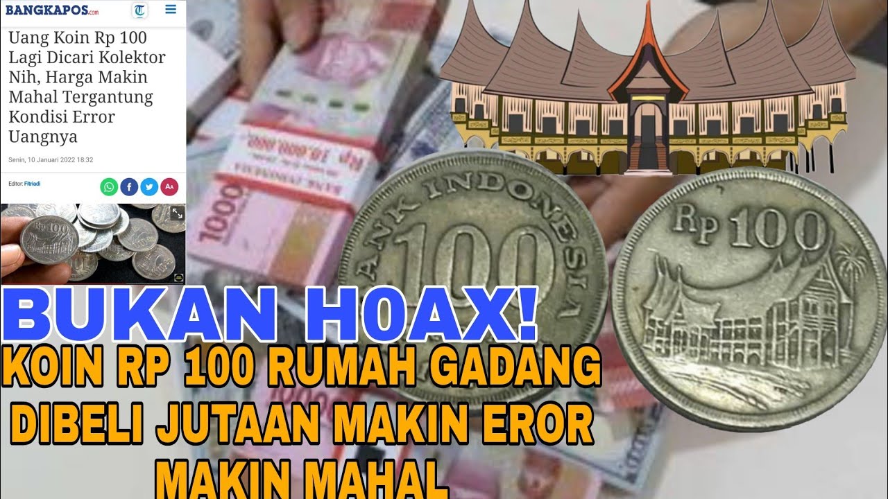 Detail Harga Koin 100 Rumah Gadang Nomer 32