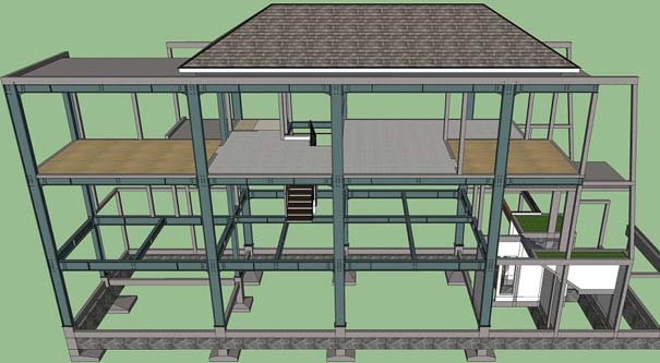 Harga Konstruksi Baja Rumah 2 Lantai - KibrisPDR