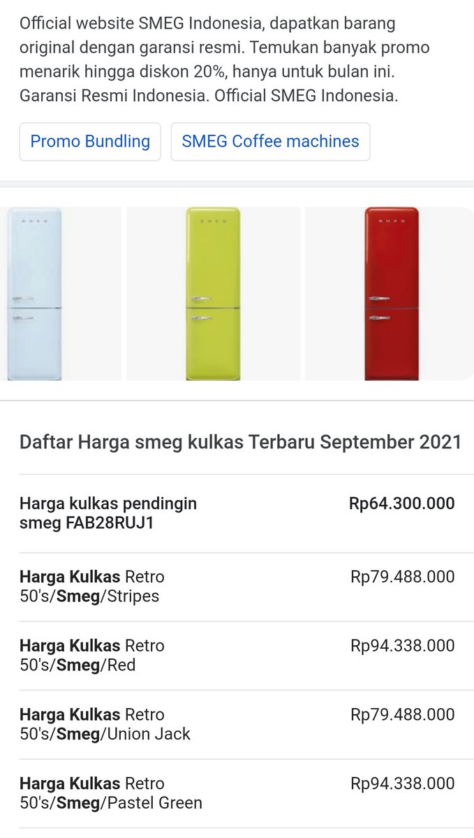 Detail Harga Kulkas Smeg Nomer 20