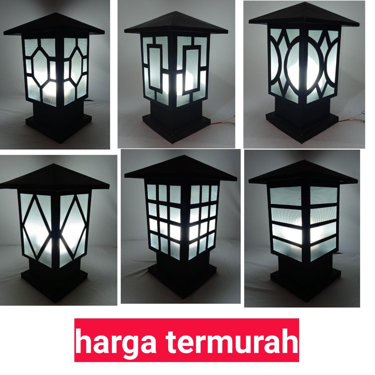 Detail Harga Lampu Hias Tiang Teras Rumah Minimalis Nomer 37