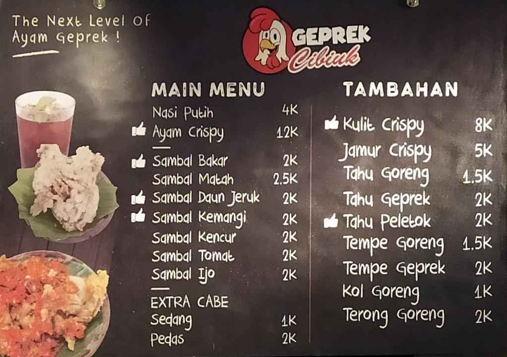 Detail Harga Menu Rumah Makan Cibiuk Bandung Nomer 21