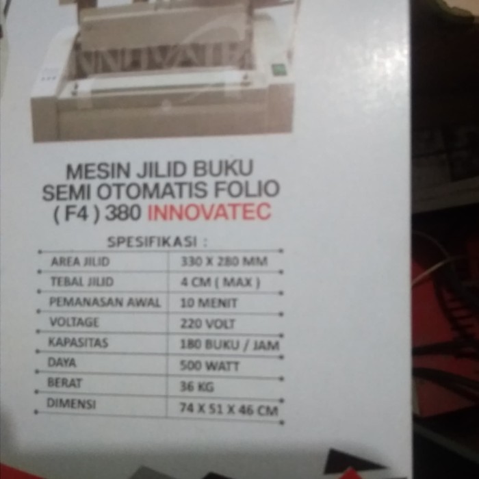 Detail Harga Mesin Jilid Buku Nomer 34