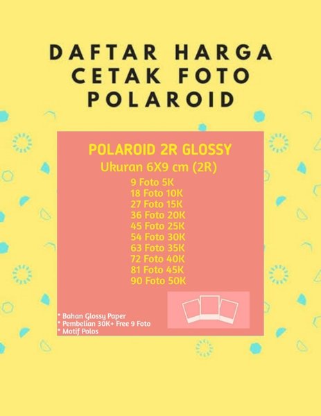 Detail Harga Pencetak Foto Polaroid Nomer 18