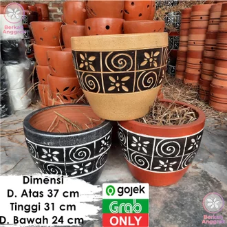 Detail Harga Pot Tanah Liat Nomer 10