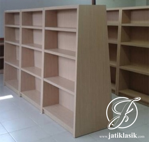 Detail Harga Rak Buku Kayu Perpustakaan Nomer 12