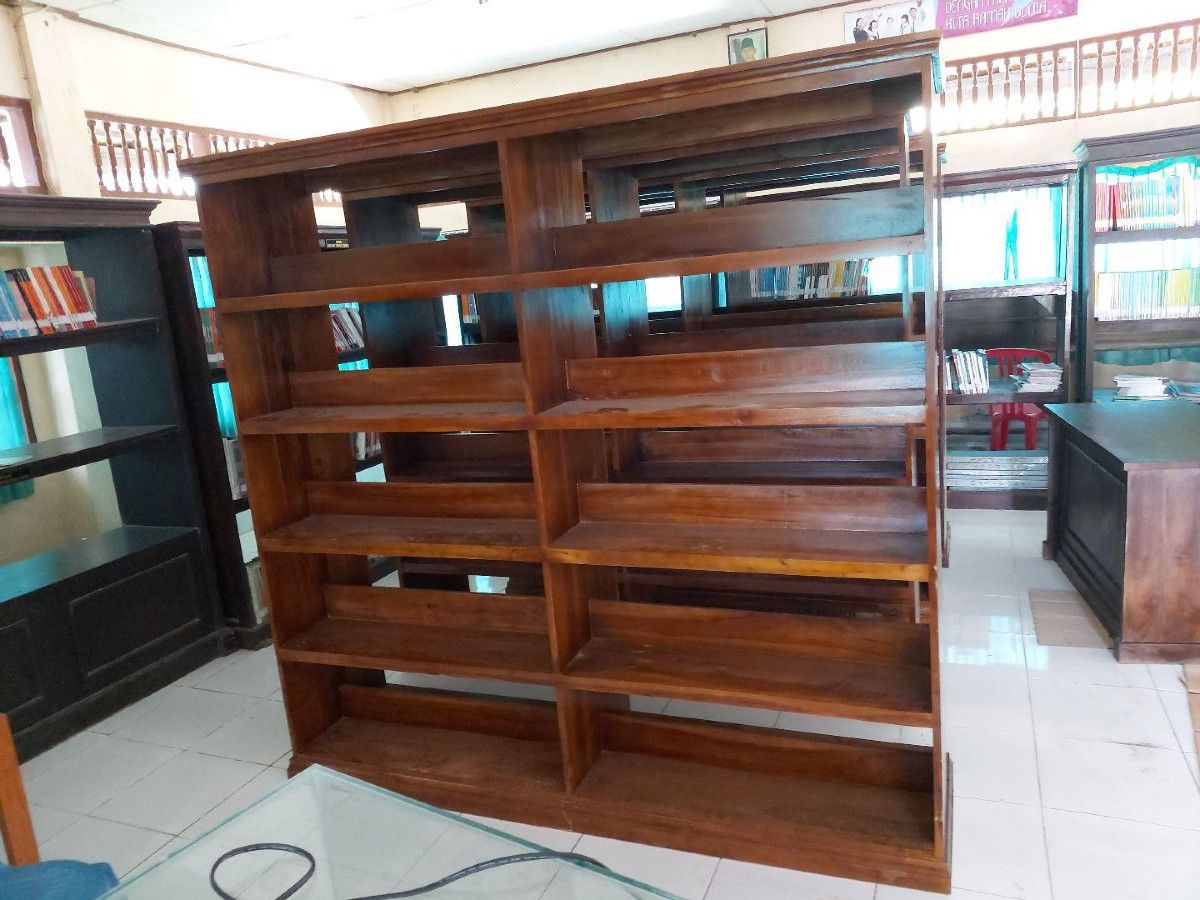 Detail Harga Rak Buku Kayu Perpustakaan Nomer 13