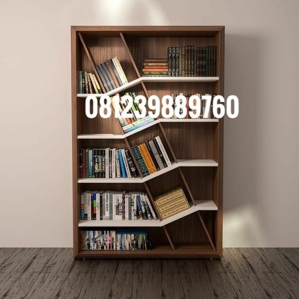 Detail Harga Rak Buku Kayu Perpustakaan Nomer 25