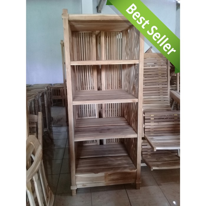 Detail Harga Rak Buku Kayu Perpustakaan Nomer 46