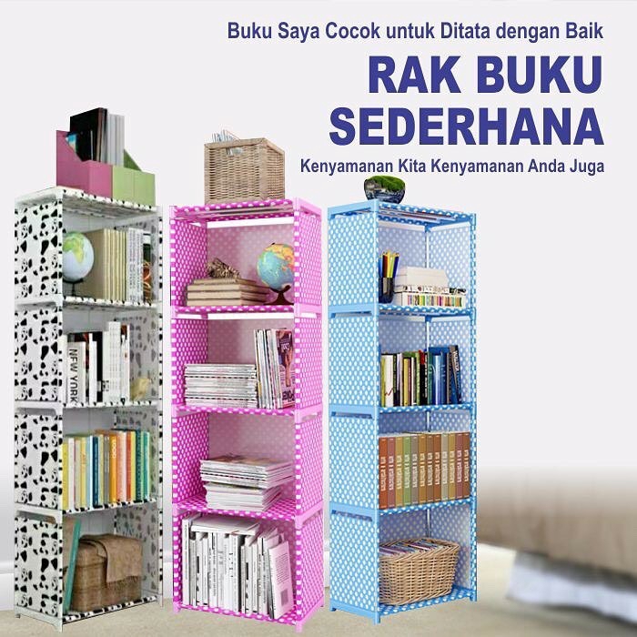 Detail Harga Rak Buku Plastik Nomer 3