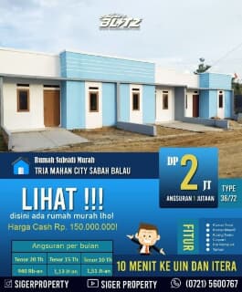 Detail Harga Rumah 150 Juta Di Bandar Lampung Nomer 41