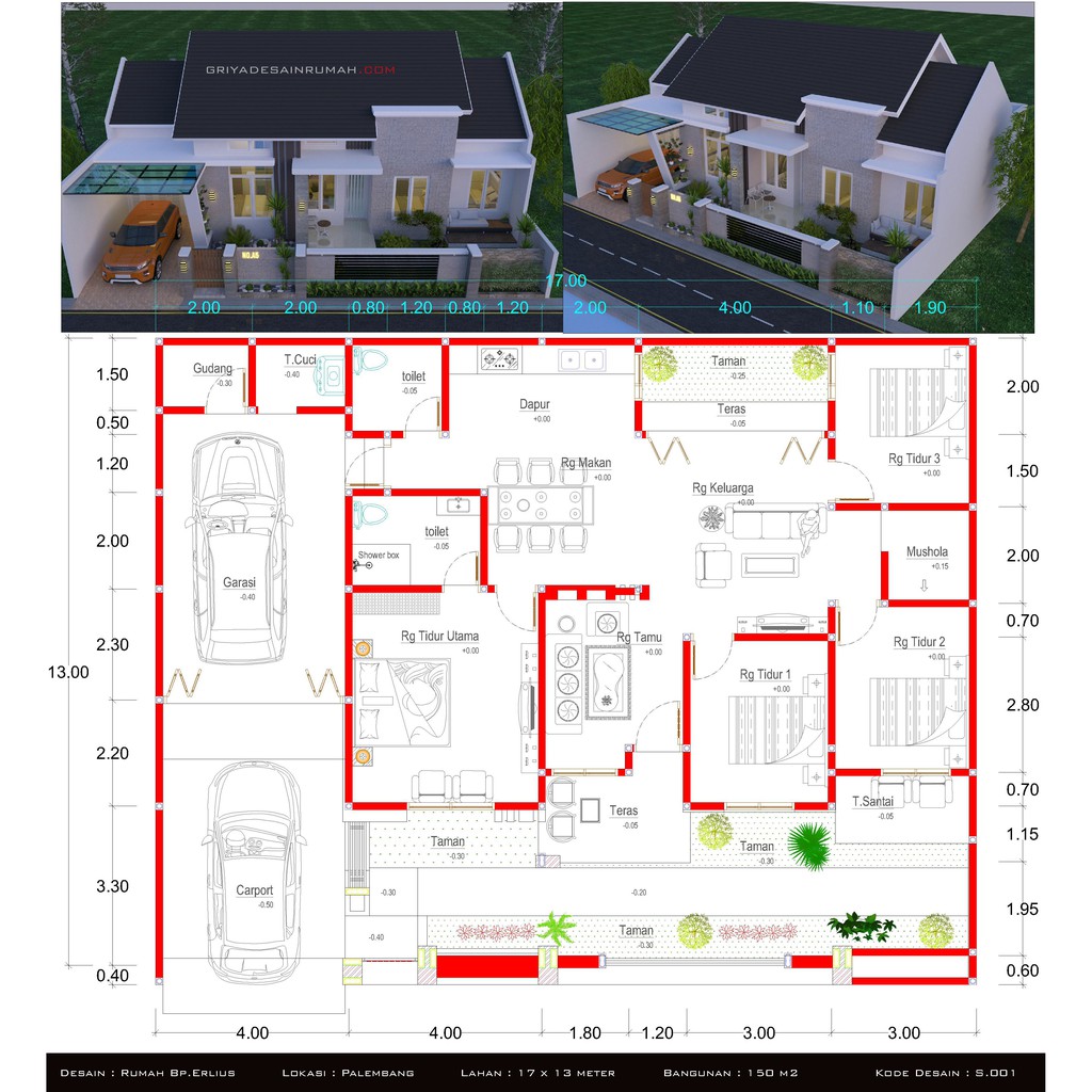 Detail Harga Rumah 4 Kamar Nomer 30