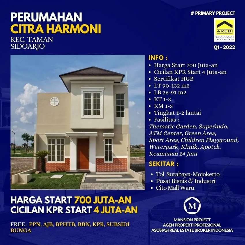 Detail Harga Rumah Citra Harmoni Nomer 3