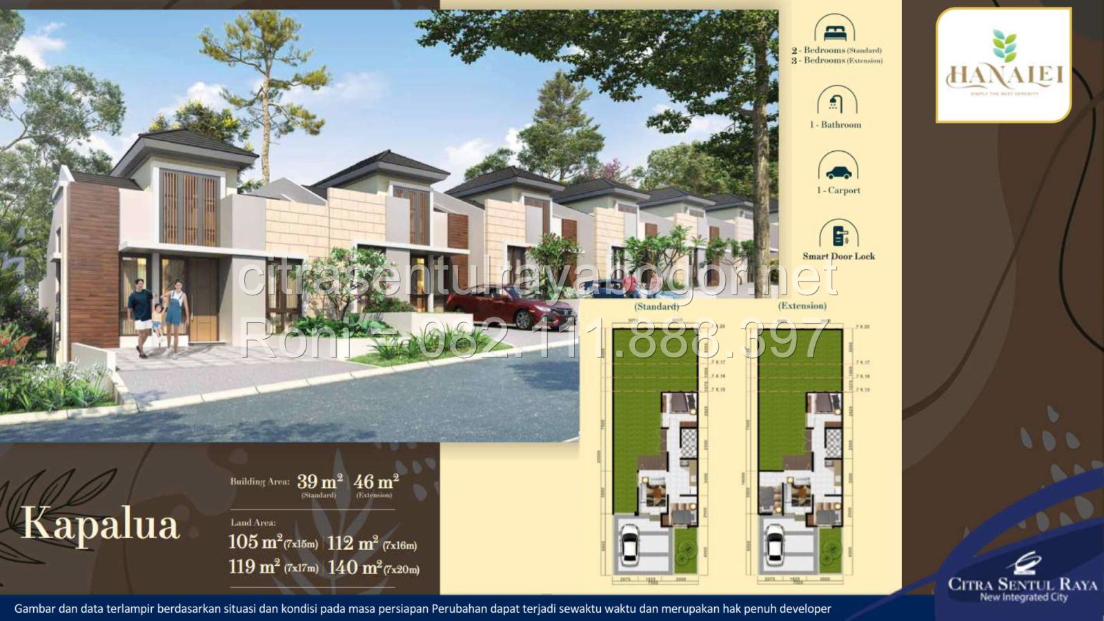 Detail Harga Rumah Citra Sentul Raya Nomer 22