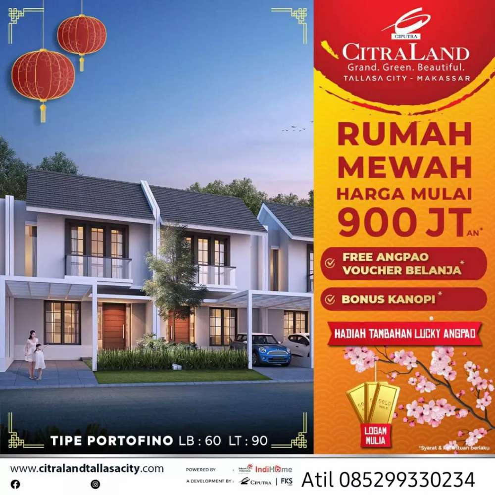 Detail Harga Rumah Citraland Tallasa City Makassar Nomer 16