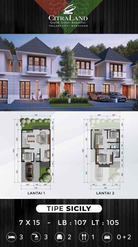 Detail Harga Rumah Citraland Tallasa City Makassar Nomer 23