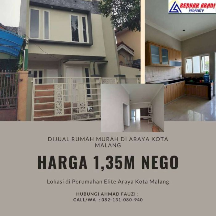 Detail Harga Rumah Di Araya Malang Nomer 3