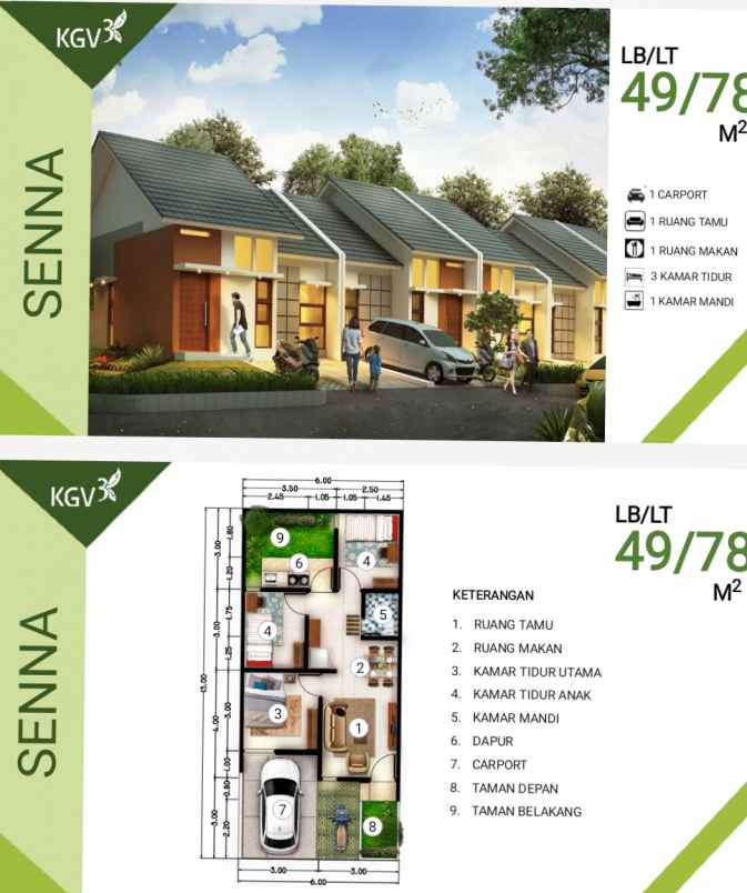 Detail Harga Rumah Di Karawang Green Village 2 Nomer 21