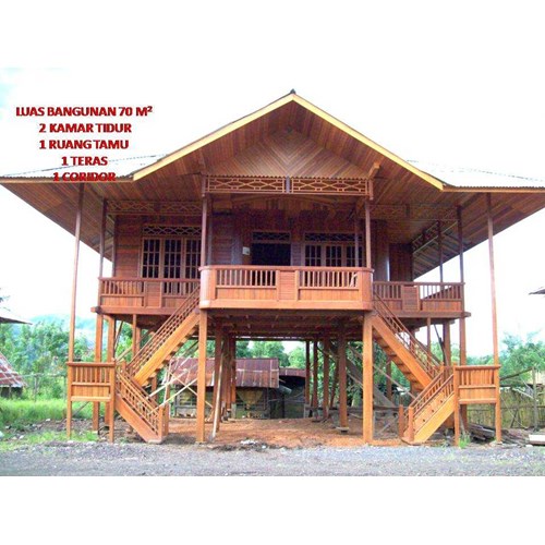 Detail Harga Rumah Kayu Kalimantan Nomer 4
