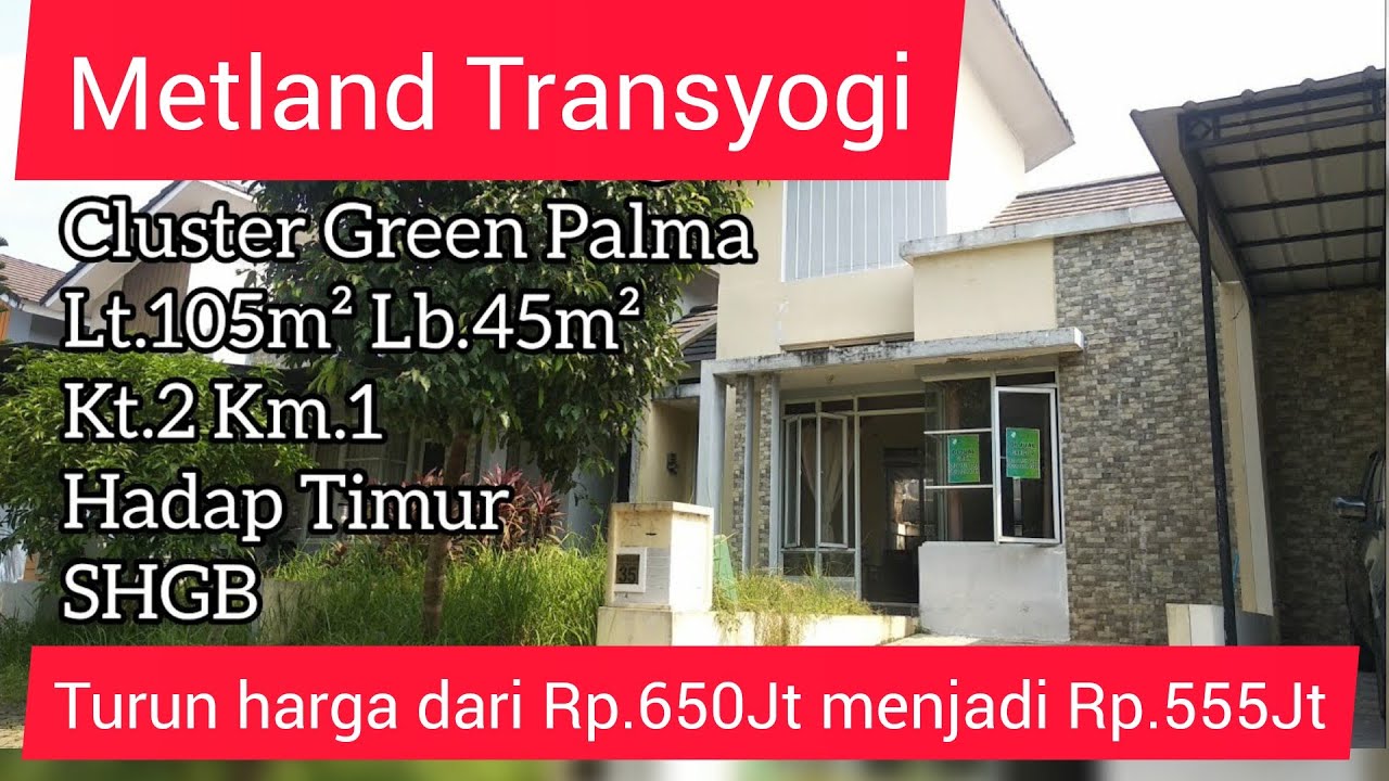 Detail Harga Rumah Metland Transyogi Nomer 43