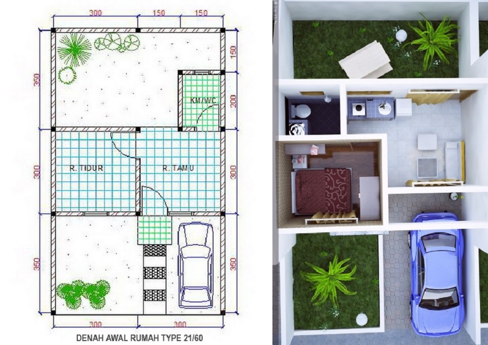 Detail Harga Rumah Type 21 Nomer 3